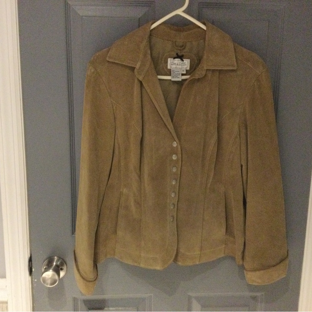 Ladies Suede Jacket. Medium